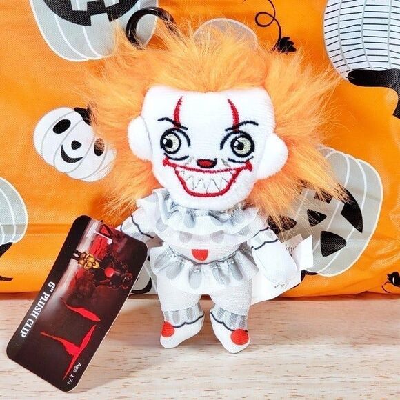IT CHAPTER 2 Pennywise Halloween 6" Horror Clip UltraSoft Collectible Plush - Picture 1 of 9